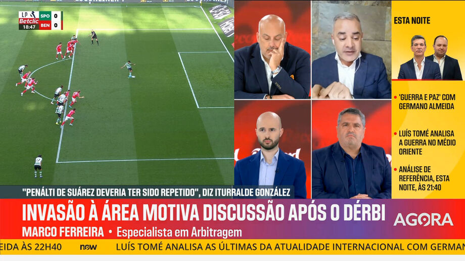 Em causa está a invasão da área na cobrança de Luis Suárez