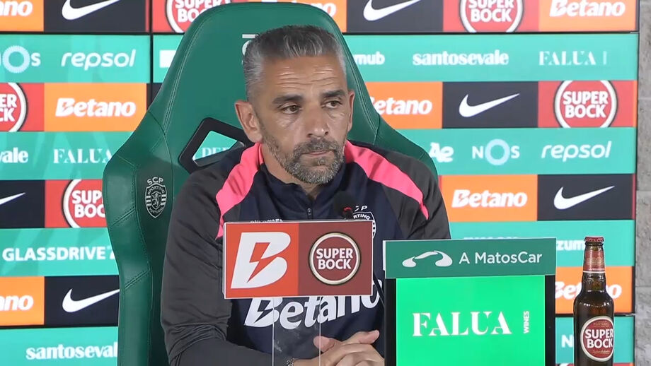 Treinador do Sporting falou do estado emocional do plantel na antevisão ao jogo com o FC Porto