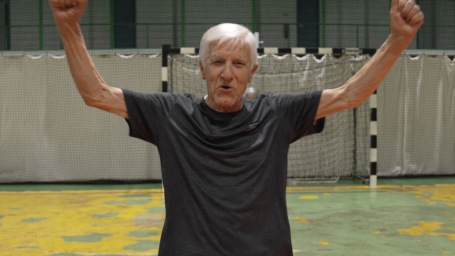 António Caldeira celebrou no Walking Football
