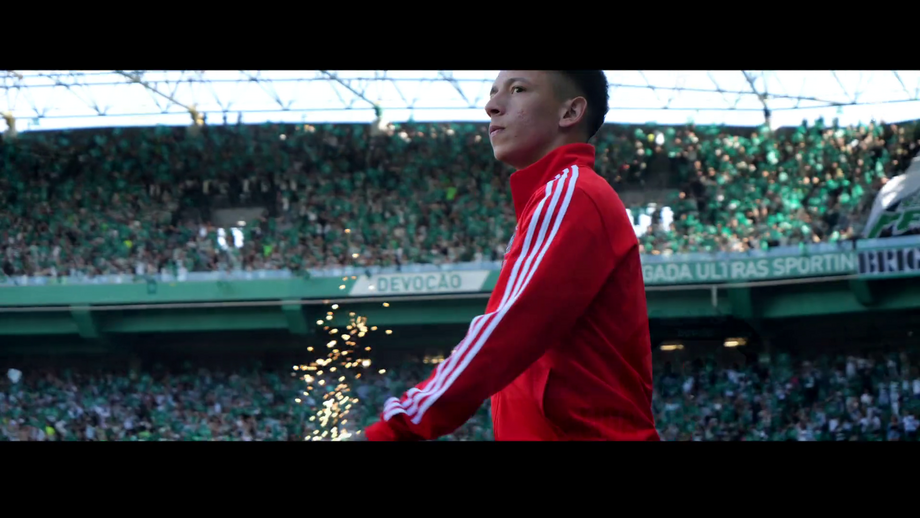 Benfica partilhou vídeo