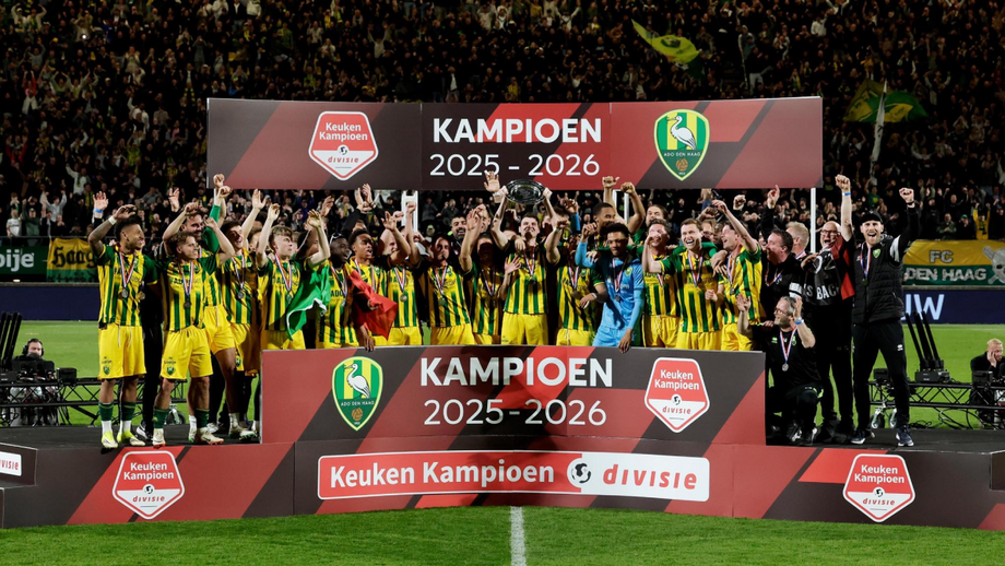 Ado Den Haag sagrou-se campeão da 2.ª divisão holandesa em 2025/26