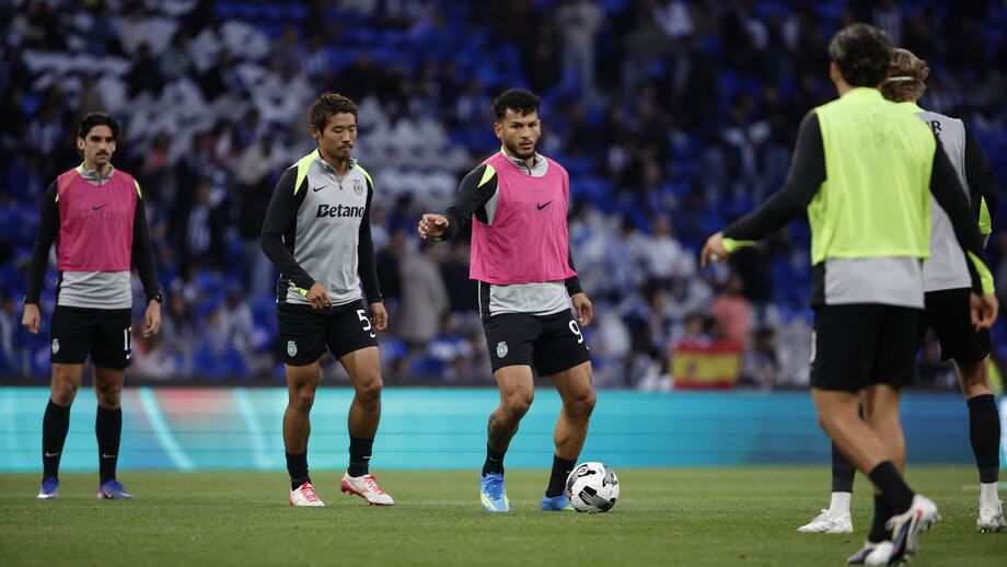 Sporting prepara jogo no Estádio do Dragão
