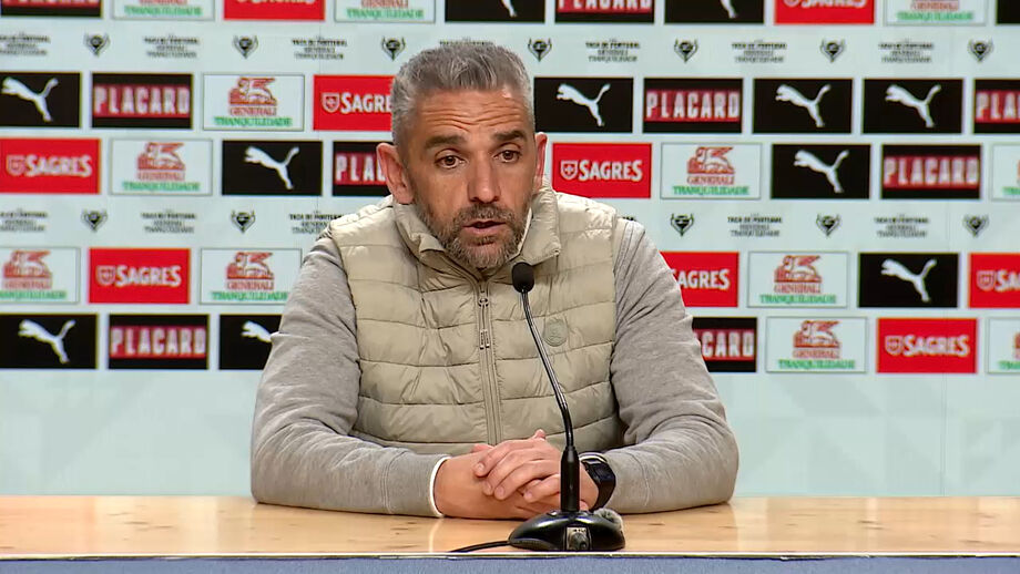 Técnico do Sporting falou ainda das substituições que operou