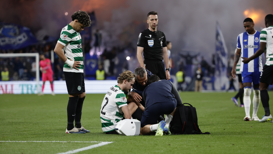 Morten Hjulmand lesionou-se durante o FC Porto-Sporting