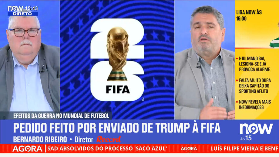 Diretor do Record comenta o pedido dos Estados Unidos para que o Irão fique fora do Mundial