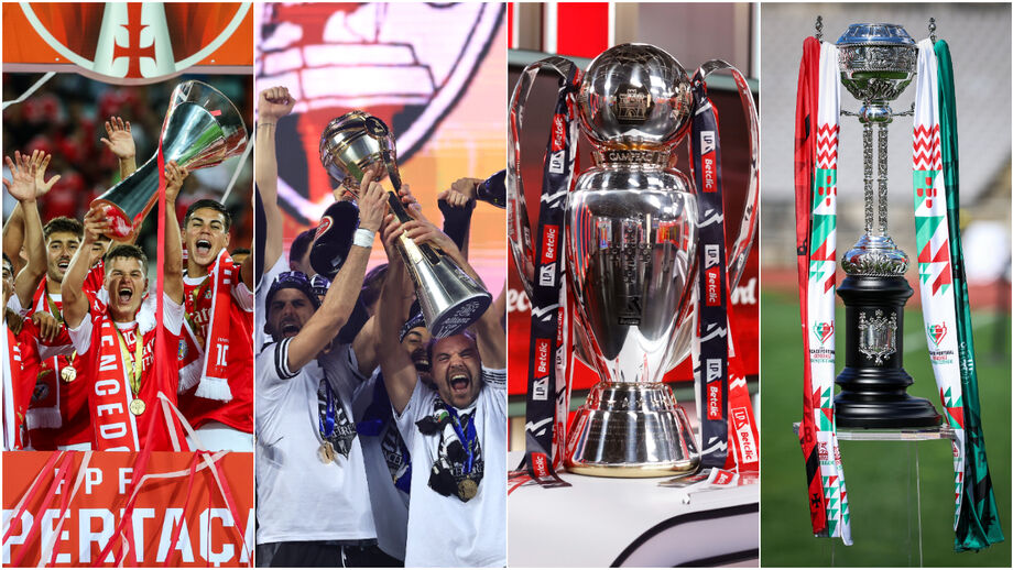 Benfica venceu a Supertaça, Vitória conquistou a Allianz Cup; quem vencerá Liga Betclic e a Taça de Portugal?