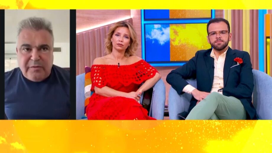 "Chamei filho da prostituta... não quero dizer palavras obscenas de manhã", disse o cantor em direto na CMTV