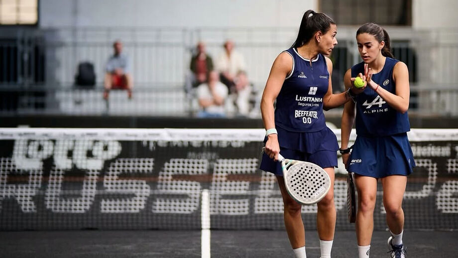 Sofia Araújo e Claudia Fernández nas meias-finais em Bruxelas