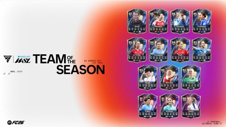 EA Sports FC apresenta a equipa do ano da BWSL com jogadoras em destaque