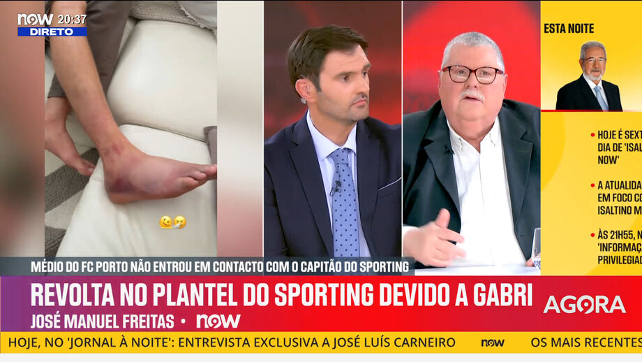 Declaração de José Manuel Freitas, comentador do Now, no programa 'Record na Hora' no Now