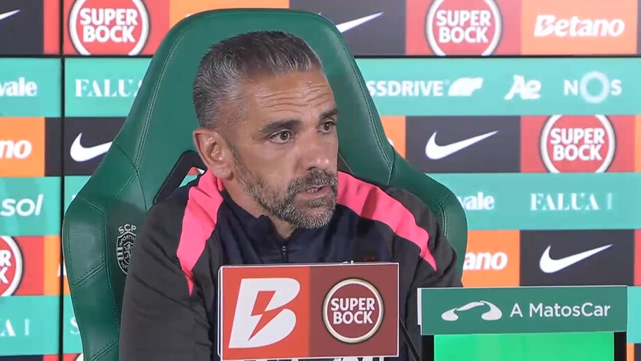 Treinador do Sporting deixa resposta curiosa