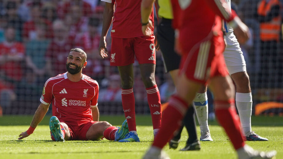 Salah lesionou-se diante do Crystal Palace