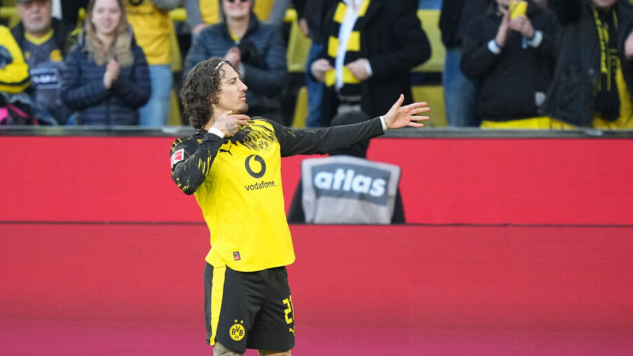 Jogo do Borussia Dortmund antes do confronto com o Braga