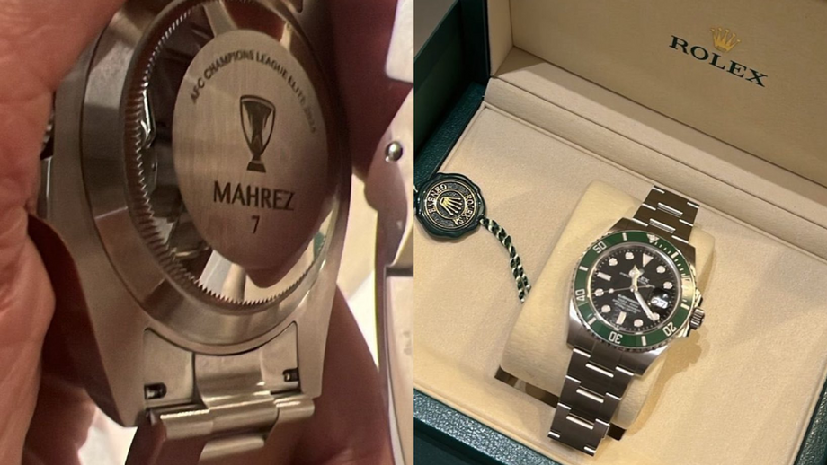 Mahrez ofereceu Rolex a todos os companheiros de equipa no Al Ahli