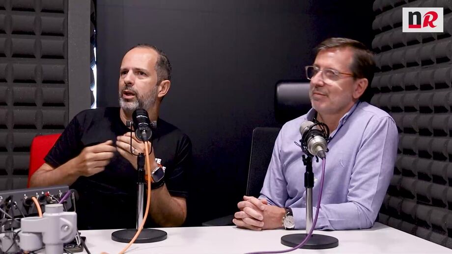 Fábio Medeiros e João Mesquita no Negócios Record debatem desporto juvenil