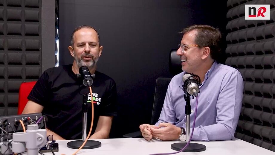 Fábio Medeiros e João Mesquita da Livemode no Negócios Record