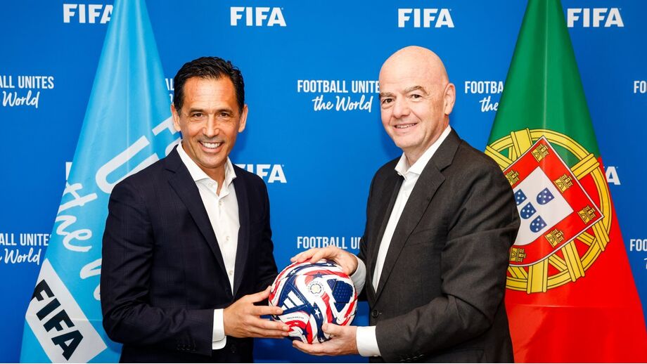 Pedro Proença com Gianni Infantino