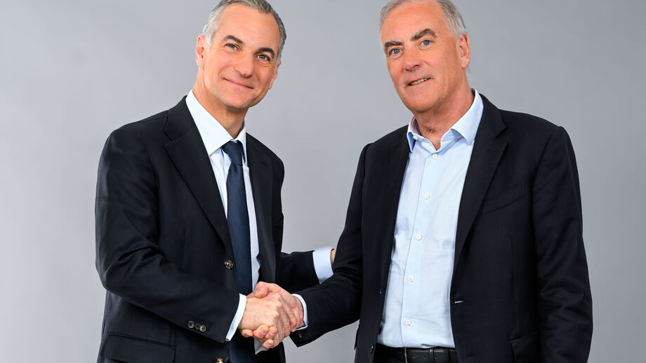 CEO do BPCE, Nicolas Namias, e do Novo Banco, Mark Bourke