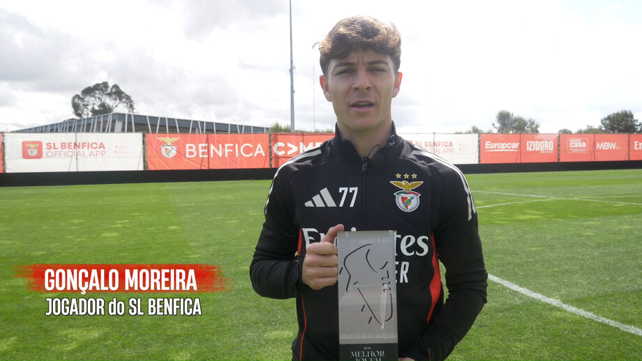 Médio ofensivo do Benfica distinguido pelo Sindicato dos Jogadores