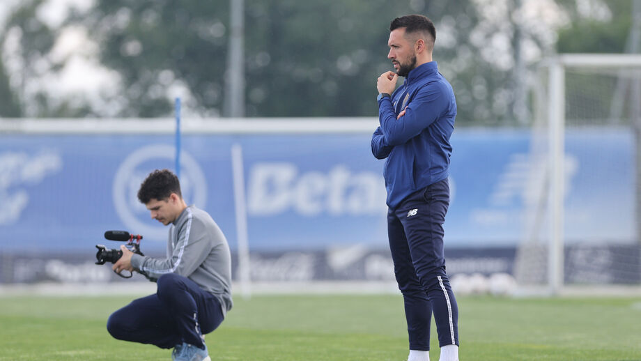 Farioli no treino do FC Porto