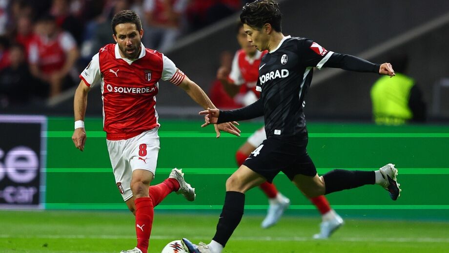 João Moutinho no Sp. Braga-Friburgo