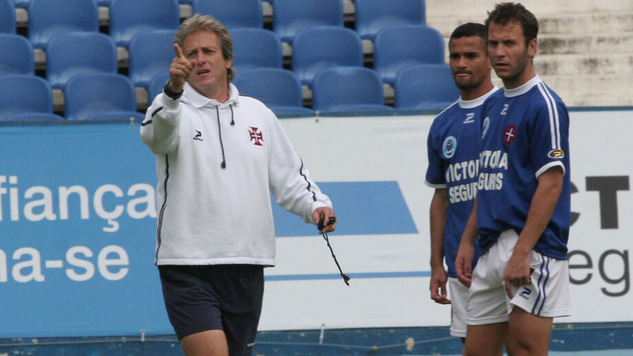 Jorge Jesus e Cândido Costa, no Belenenses, em 2006/07