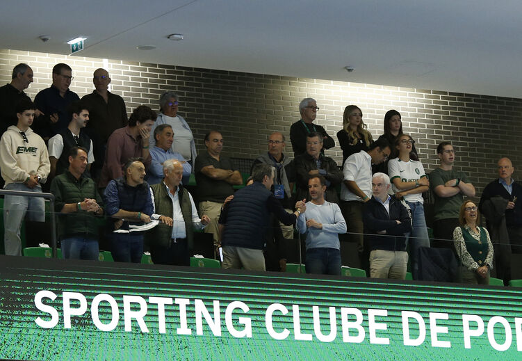 Frederico Varandas no Sporting-Wisla Plock