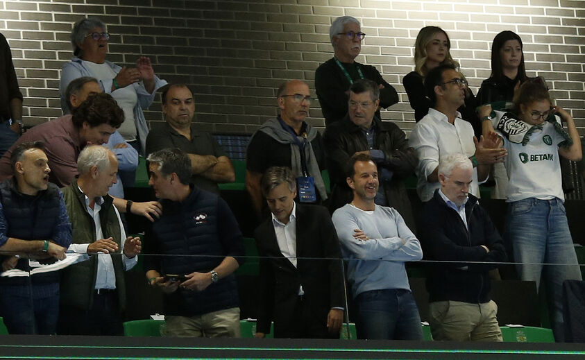 Frederico Varandas no Sporting-Wisla Plock