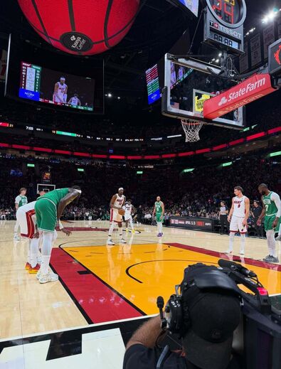 João Félix no Miami-Heat-Boston Celtics