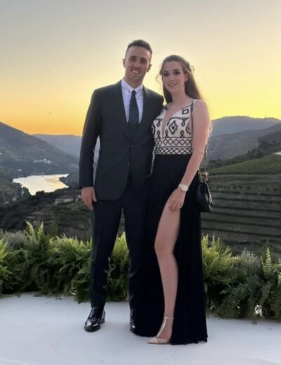 Rute Cardoso e Diogo Jota