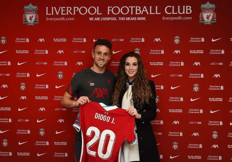 Rute Cardoso e Diogo Jota