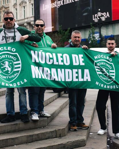 Núcleo de Mirandela do Sporting marca presença em Londres