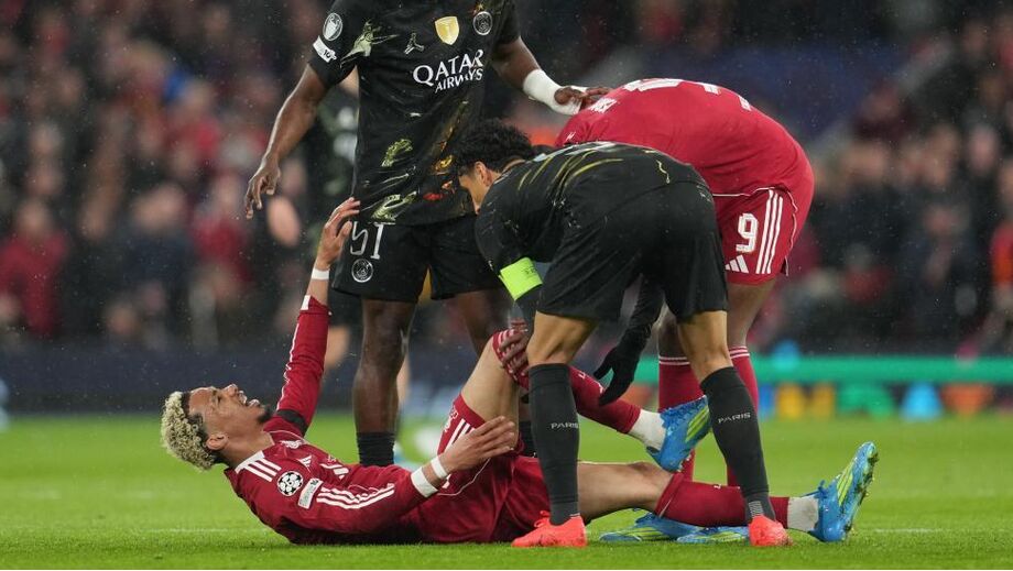 Ekitiké lesionou-se no jogo com o PSG