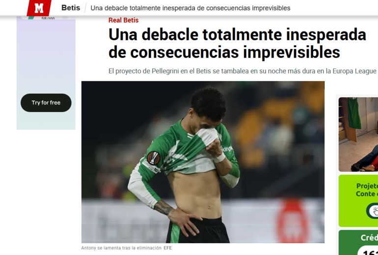 Jornal 'Marca': «Um desastre totalmente inesperado com consequências imprevisíveis»