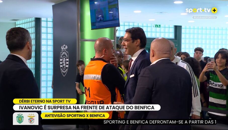 Ivanovic surge como surpresa no ataque do Benfica para o dérbi com o Sporting