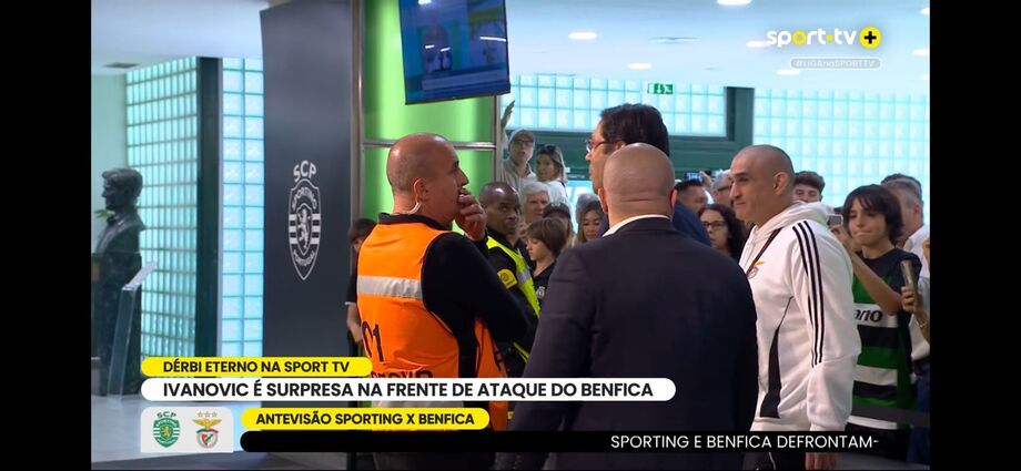 Ivanovic é surpresa no ataque do Benfica no dérbi com o Sporting