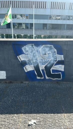 Mais imagens do vandalismo junto ao Estádio do Dragão antes do clássico entre FC Porto e Sporting