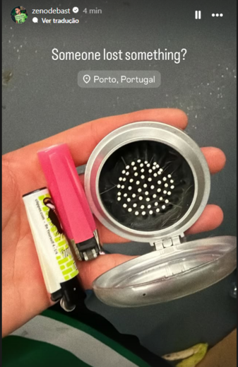  A imagem partilhada por Debast