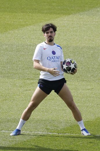 Vitinha de regresso ao treino do PSG