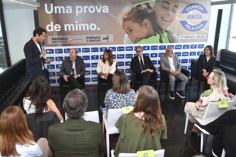 Apresentação da Corrida Mimosa Pela Vida, evento solidário em Lisboa