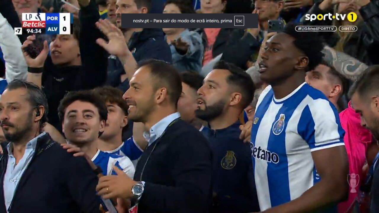 Vasco Sousa na festa do FC Porto