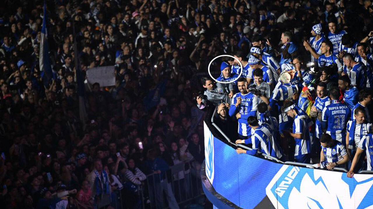 Vasco Sousa na festa do FC Porto