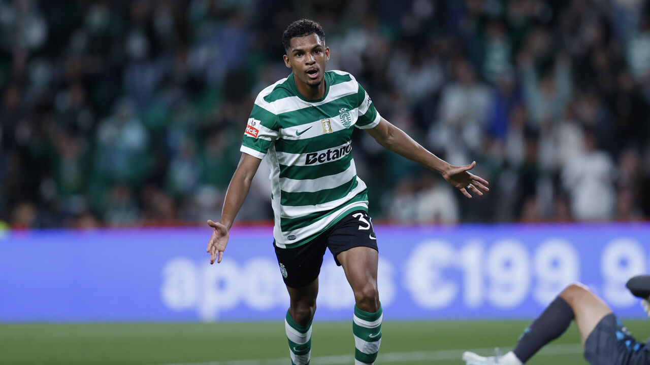 Luis Guilherme festeja o golo marcado ao V. Guimarães