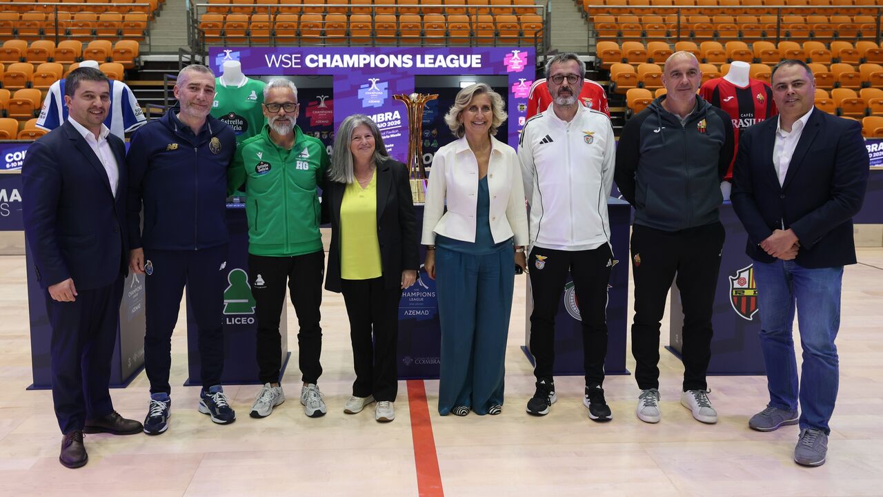 Apresentação da WSE Champions League com representantes dos clubes