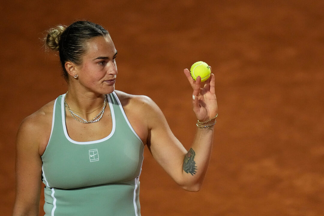 Aryna Sabalenka, n.º 1 do ranking mundial, é bielorrussa