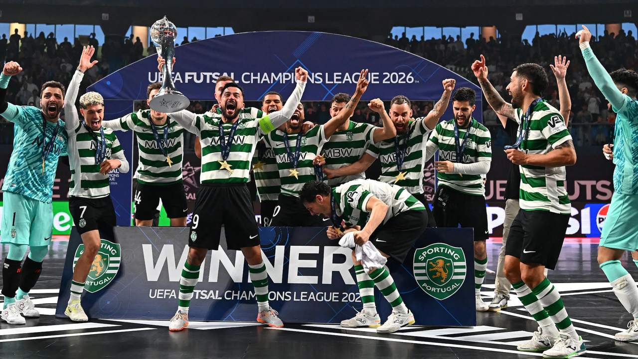 Capitão João Matos levanta mais uma Liga dos Campeões pelo Sporting