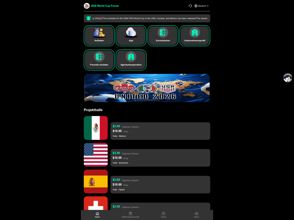 Plataforma gamificada que promete ganhos diários