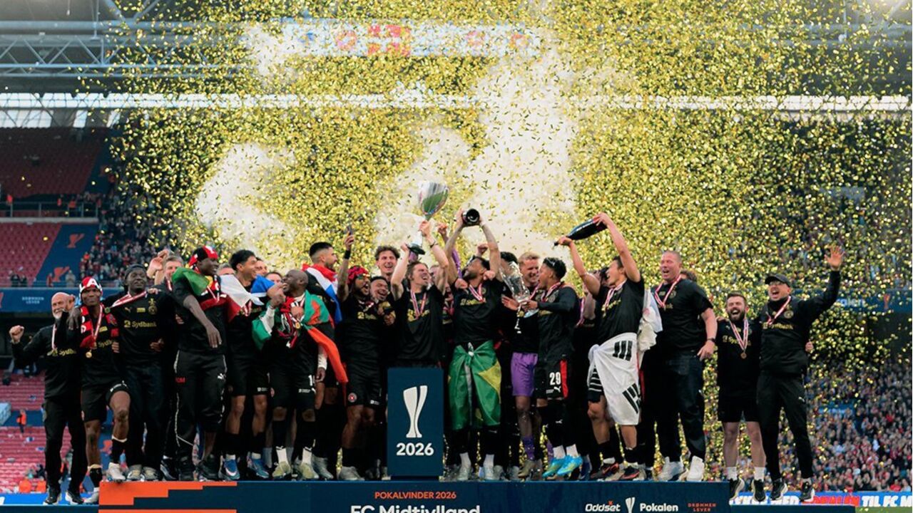 Midtjylland conquista a Taça da Dinamarca frente ao Copenhaga