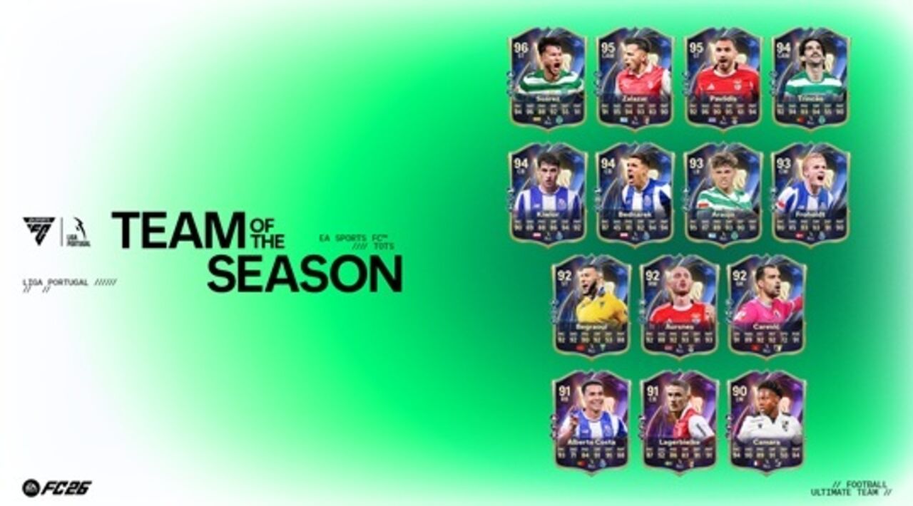 EA Sports FC destaca a Equipa do Ano da Liga Portugal