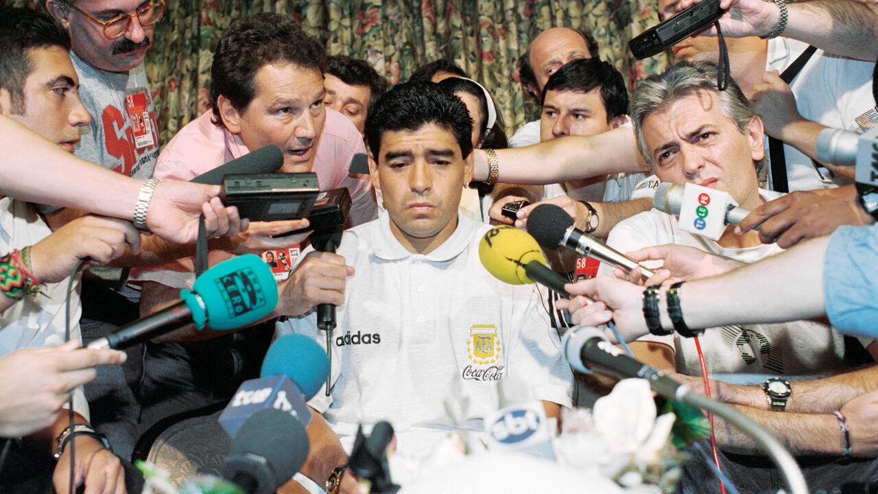 Diego Maradona foi uma das figuras maiores da seleção argentina